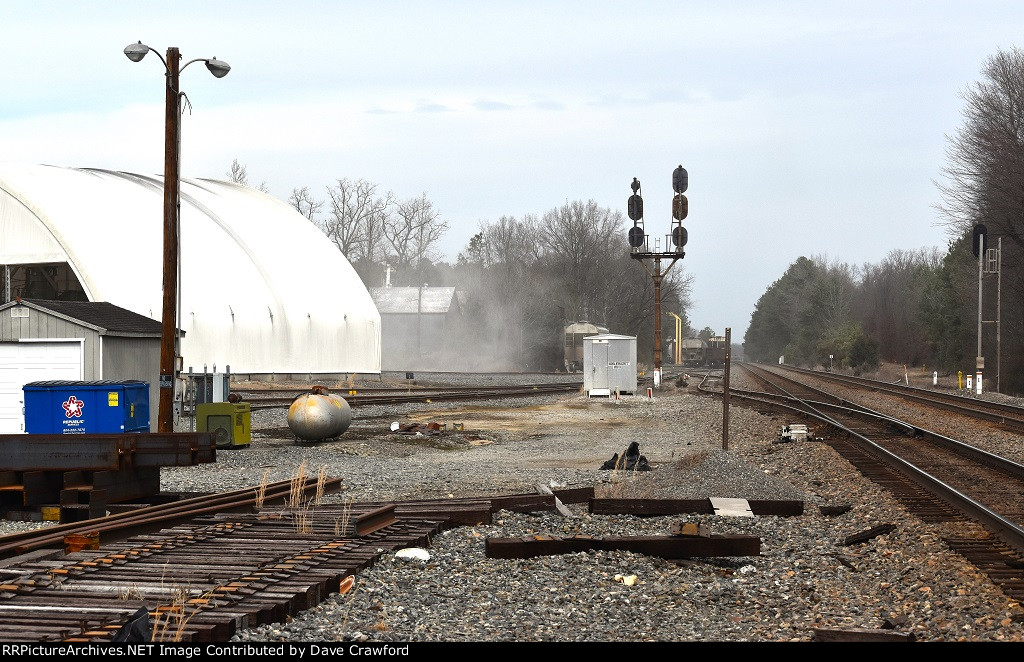 Dust Blowing in the Doswell Yard